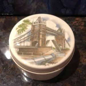 London Bridge Trinket Box by Royal Worcester Spode